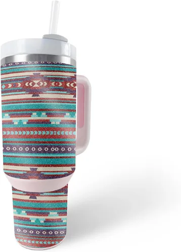 Vista 23 de MightySkins - Vaso con purpurina brillante compatible con Stanley The Quencher H2.0 FlowState de 40 onzas, morado sólido, acabado protector