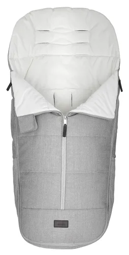 Vista 2 de Diono Quantum Classic - Saco para todo tipo de clima para proteger a tu bebé en asientos de coche y cochecitos, cubo gris claro