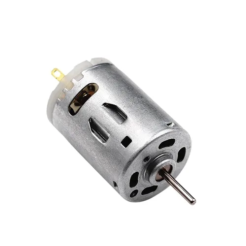 Vista 2 de RS-385 DC Motor 12V Micro Engine Electric Motors High Torque Gear Box for Drill Stainless Steel 9800rpm Brush DC Motor(2PCS)