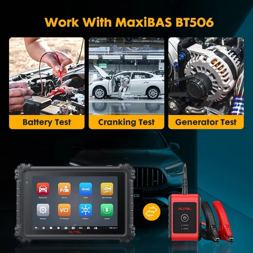 Vista 6 de Autel Escáner MaxiCOM MK906 Pro: Nueva versión actualizada de MS906BT / MP900-BT, codificación ECU igual que MK908P, control bidireccional, más