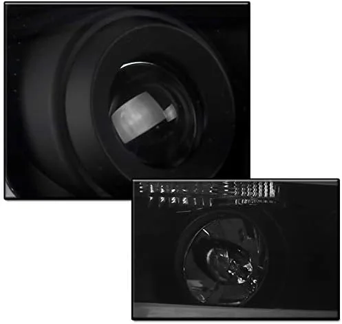 Vista 3 de 2007-2013 Toyota Tundra / 2008-2017 Sequoia LED DRL Black/Smoke Proyector Faros delanteros Negro/humo