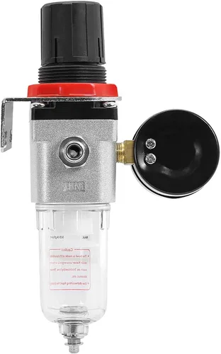 Vista 3 de PointZero Regulador de compresor de aire Pro Airbrush con filtro de trampa de agua