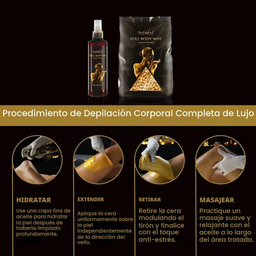 Vista 4 de Italwax Cera de cuerpo completo de lujo 2.2lb 2.2 lbs
