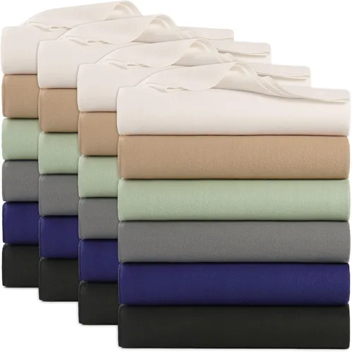 Vista 17 de Arkwright - Mantas de forro polar a granel – Paquete de 6 – Manta ultra suave y acogedora para automóvil, campamento, sofá, oficina, aire libre