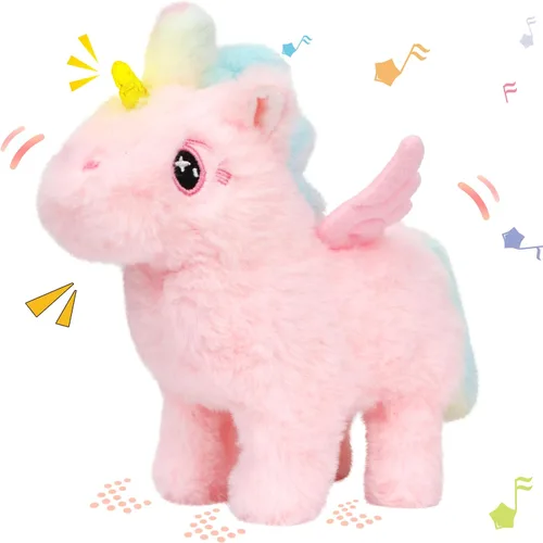 Vista 53 de Hopearl - Conejo saltarín con campana, interactivo, mascota electrónica de peluche con sonidos y movimientos, orejas que se mueven y nariz que se