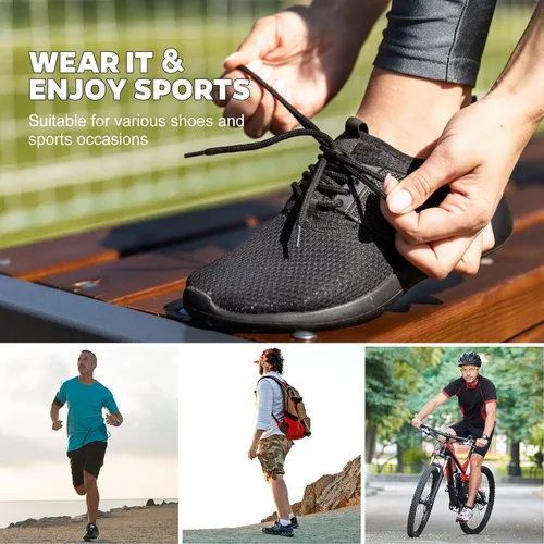 Vista 7 de ZAKASA Mens Ankle Toe Socks Athletic Running Five Finger Cotton Crew Socks Breathable Mesh Top - Size 8-12 (5 Pairs)