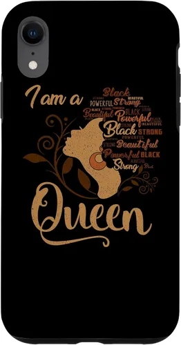 Vista 24 de Funda para iPhone 16 BLM Melanin Women I'm a Queen African American Black Pride