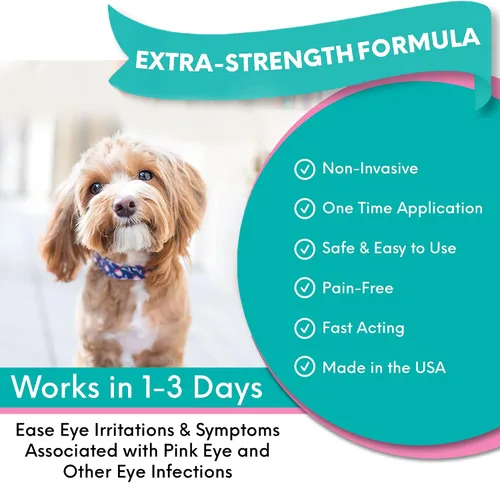 Vista 3 de Curicyn Pink Eye Solution – 16 onzas, fórmula extra fuerte para conjuntivitis, gotas oculares para perros, gatos, ganado y caballos, sin dolor,