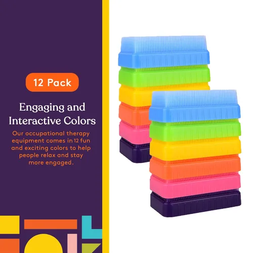 Vista 7 de Special Supplies Cepillo de terapia sensorial para cepillado ocupacional y sensorial, estimulante, herramientas calmantes para niños y adultos