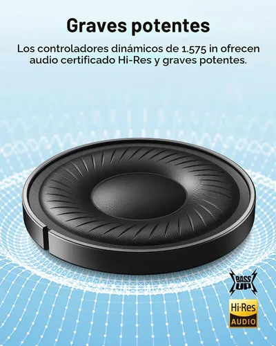Vista 3 de Soundcore by Anker Q20i Auriculares híbridos con cancelación activa