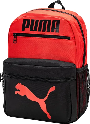 Vista 2 de PUMA Meridian mochila para niños, Meridian Mochila, NegroRojo
