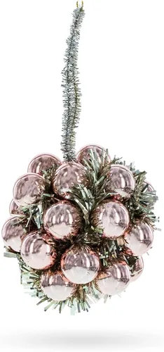Vista 2 de Bolas en miniatura sobre vidrio - Delicado adorno navideño de vidrio soplado