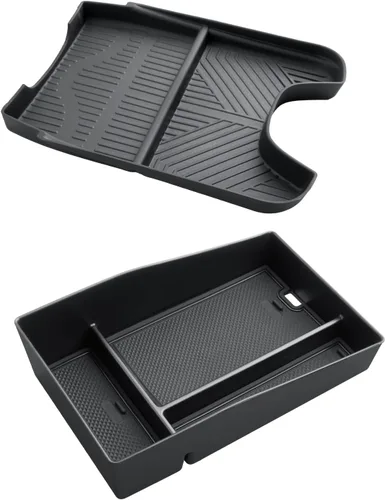 Vista 9 de CDEFG Bandeja organizadora de consola central Honda HR-V 2023 2024 2025 2026 para Honda HR-V 2023-2026 (deporte, EX-L, LX), accesorios para consola