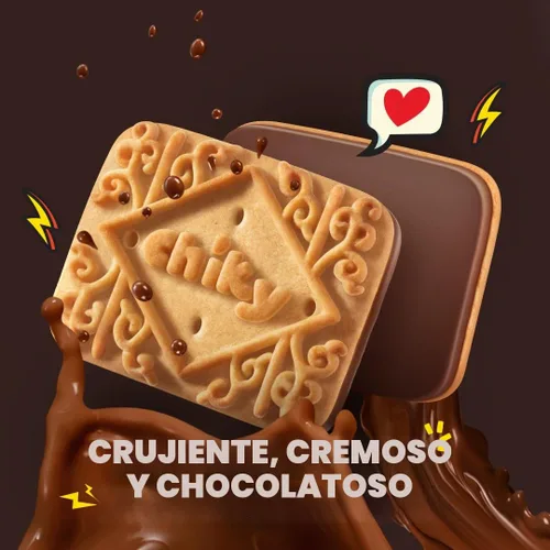 Vista 4 de Pozuelo Chiky - Galletas de chocolate, 16.9 onzas (paquete de 1)