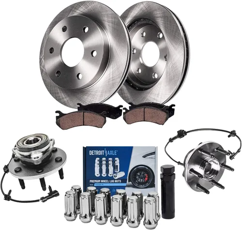 Vista 12 de Detroit Axle - Kit de frenos para Mazda CX-5 2019-2024, rotores de freno de disco pastillas de freno de cerámica con herrajes 2020 2021 2022 2023