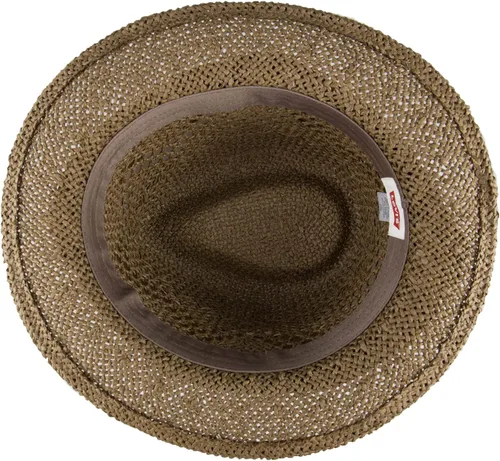Vista 5 de Levi's Men's Classic Fedora Panama Hat Summer Vacation