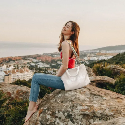 Vista 6 de EASRTA Tote Bag for Women, Canvas Tote Bag, Travel Tote Bag, Women Shoulder Bag, Crossbody Bag, Women Handbag