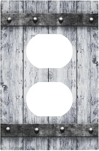 Vista 17 de Taupe Beige Marrón Gris Abstracto Arte 1-Banda Interruptor de Luz Doble de Recepción Placa de Pared Toma Cubiertas Eléctricas Decorativas Modernas