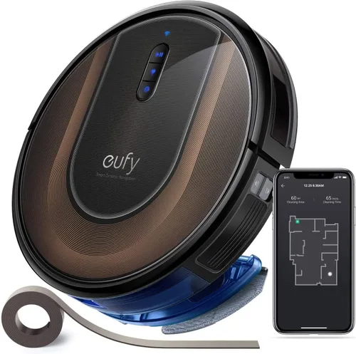 Vista 16 de eufy X10 Pro Omni - Robot aspirador y trapeador, succión de 8,000 Pa, elevación automática y detección de alfombras, evita obstáculos, lavado