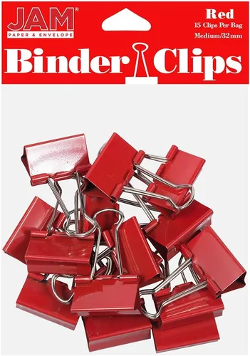 Vista 11 de Broches aprietapapeles JAM Paper®, Blanco
