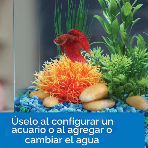 Vista 2 de API Acondicionador de agua Betta Fish Betta Fish Acondicionador de agua dulce para acuario, botella de 1.7 onzas