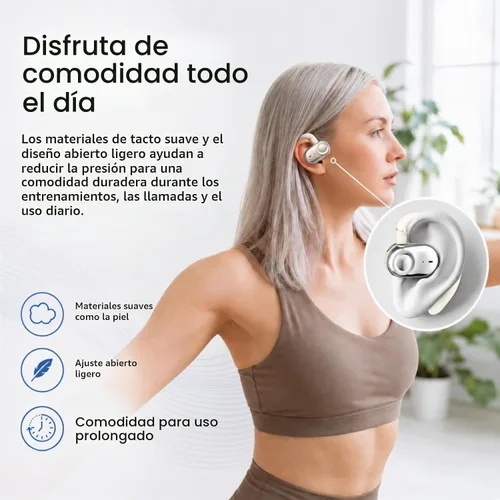 Vista 5 de Auriculares inalámbricos de oído abierto Bi-Axial de ajuste personalizado con sonido envolvente