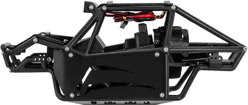 Vista 5 de INJORA Carcasa de Buggy de Roca de Nailon de 45g (1.59 oz) con Paneles Spider de Aluminio para 1/24 RC Crawler Car Axial SCX24 C10 JLU Bronco Base
