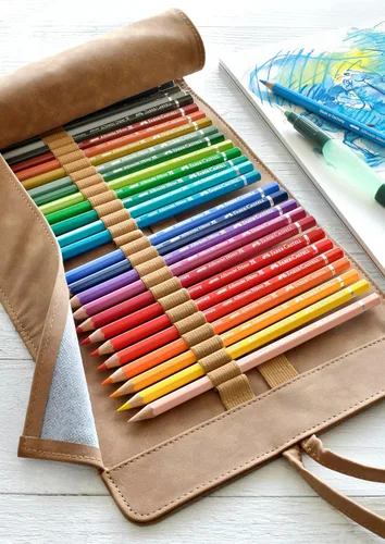 Vista 6 de Faber-Castell 117530 Albrecht Dürer, lápices de acuarela, rollo de lápiz, juego de 30