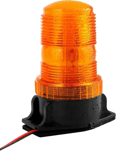 Vista 2 de QWORK Luces estroboscópicas LED ámbar, luces de baliza intermitentes de emergencia y advertencia para camiones, automóviles, autobuses, tractores