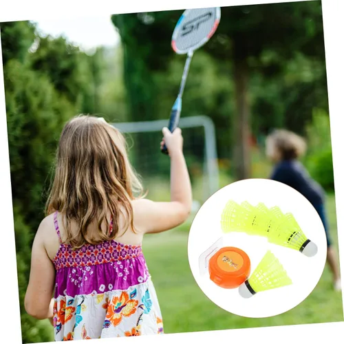 Vista 4 de 1 Unidades Entrenador de Tenis Rebotador Pelotas Bádminton Shuttlecock Máquina para un solo jugador Equipo de entrenamiento de bádminton portátil