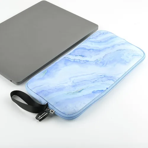 Vista 6 de Funda de neopreno para teclado de transporte, bolsa de protección compatible con teclado mágico 1 y 2, teclado inalámbrico, mouse mágico, trackpad