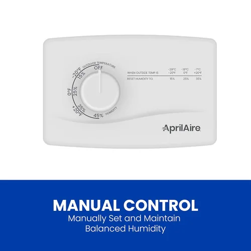 Vista 3 de AprilAire 500M Humidificador para toda la casa, humidificador manual y compacto para conectar al sistema de ventilación, humidificador de gran