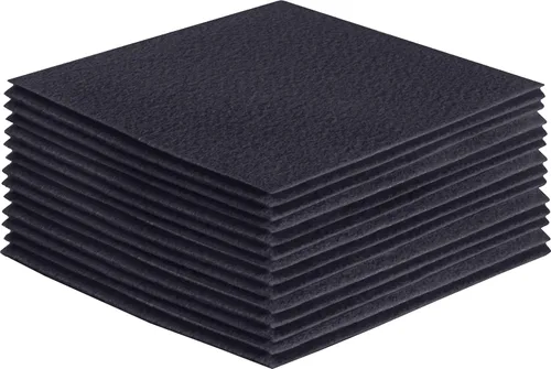 Vista 78 de FabricLA Hojas de fieltro acrílico para manualidades, cuadrados de fieltro precortados suaves de 4 x 4 pulgadas (3.9 in x 3.9 in), utiliza hojas