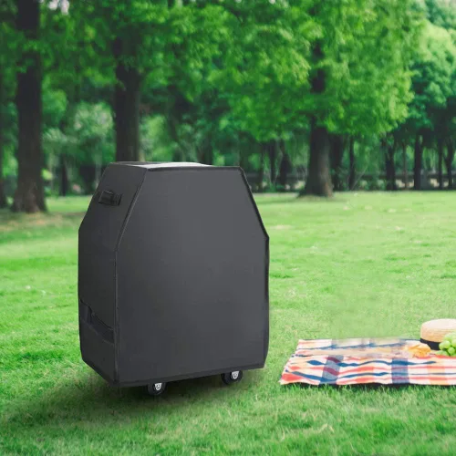 Vista 5 de Funda para parrilla de 32 pulgadas, resistente e impermeable, cubierta de parrilla de gas de 2 quemadores para Weber, Char-Broil, Brinkmann, 32