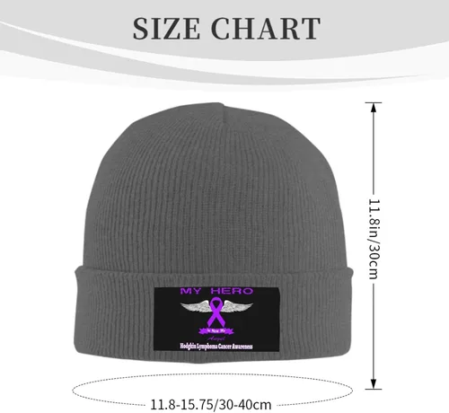 Vista 3 de Beanie Hat Unisex Stretchy Hat Soft Warmth Knit Hat Cap for Men & Women