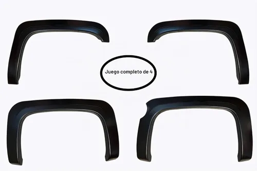 Vista 6 de Guardabarros con diseño de fábrica/OE para Chevrolet Silverado 2007-2013. Juego de 4 (modelos de cama corta (5'8")) NO ES COMPATIBLE CON NINGÚN