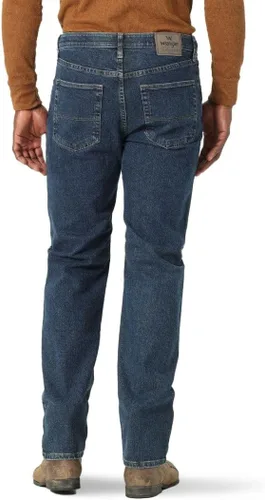 Vista 3 de Wrangler Authentics Comfort Flex Waist - Jeans de ajuste estándar para hombre