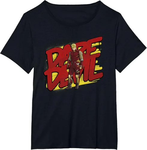 Vista 23 de Marvel Daredevil - Traje amarillo y rojo She-Hulk Disney+ camiseta, Negro