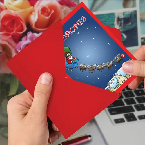 Vista 6 de NobleWorks - Caja de 12 tarjetas de Navidad divertidas - Humor de dibujos animados para adultos, juego a granel de tarjetas de felicitación