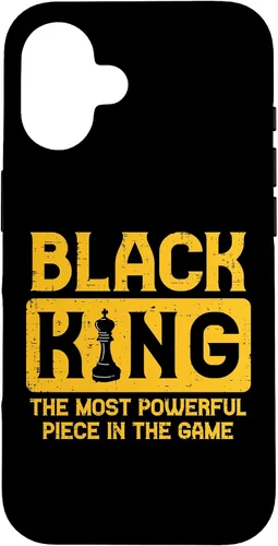 Vista 32 de Black King Chess Black Pride History BHM African Men Gift Case for iPhone 17