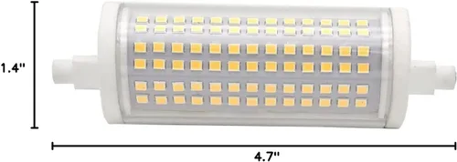 Vista 8 de Bombilla LED R7s 4.646 in 30w Bombillas Regulables Led Reemplazo Halógeno 300 W Tipo J Doble Extremo T3 R7s Base 300w Reflector Equivalente
