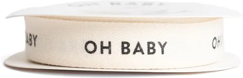 Vista 21 de Cinta de algodón en espiga personalizada, cinta de regalo natural de 5/8 pulgadas con frase impresa Best Day, 10 yardas