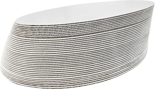 Vista 7 de ONE MORE ONEMORE - Tabla redonda para tartas de 10 pulgadas, color blanco, desechable, base circular para tartas, base redonda revestida de 10