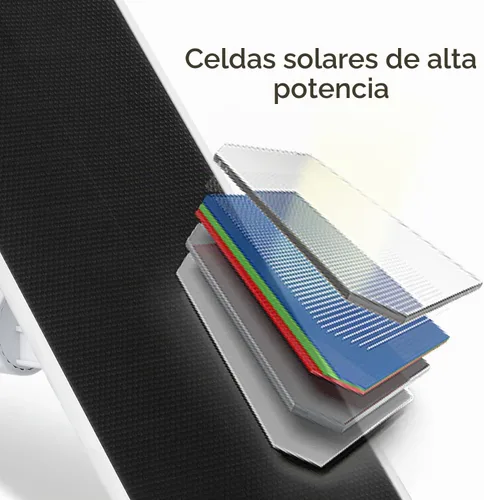 Vista 5 de Wasserstein Panel solar de alta calidad, cargador de panel solar para Google Nest Cam exterior o interior, batería - 3.5 W de energía solar - Hecho