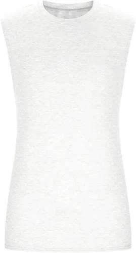 Vista 3 de Camiseta sin mangas de entrenamiento para hombre, camiseta atlética con corte atlético, camiseta sin mangas para gimnasio y culturismo
