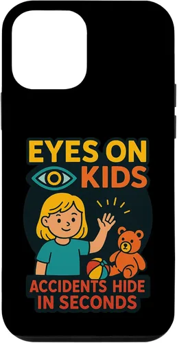 Vista 16 de Eyes on Kids Child Safety Gift for Moms, Granny, Grandad Case for iPhone 16