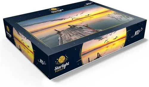 Vista 3 de MyPuzzle Pier in The Clouds - Rompecabezas prémium de 100 piezas para adultos
