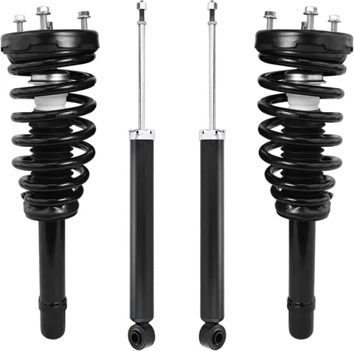 Vista 50 de Detroit Axle - Kit de amortiguadores de 4 puntales para Ford Escape 14-19, 2 puntales delanteros con resorte helicoidal 2 amortiguadores traseros