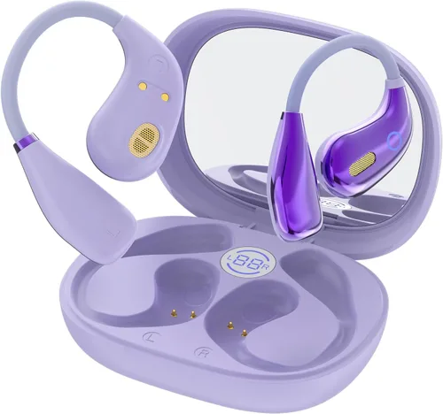 Vista 9 de Auriculares de oído abierto, auriculares inalámbricos Bluetooth 5.4