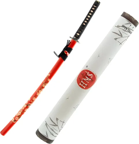 Vista 17 de Katana Samurai - Espada para exhibición, forjada a mano, acero al carbono